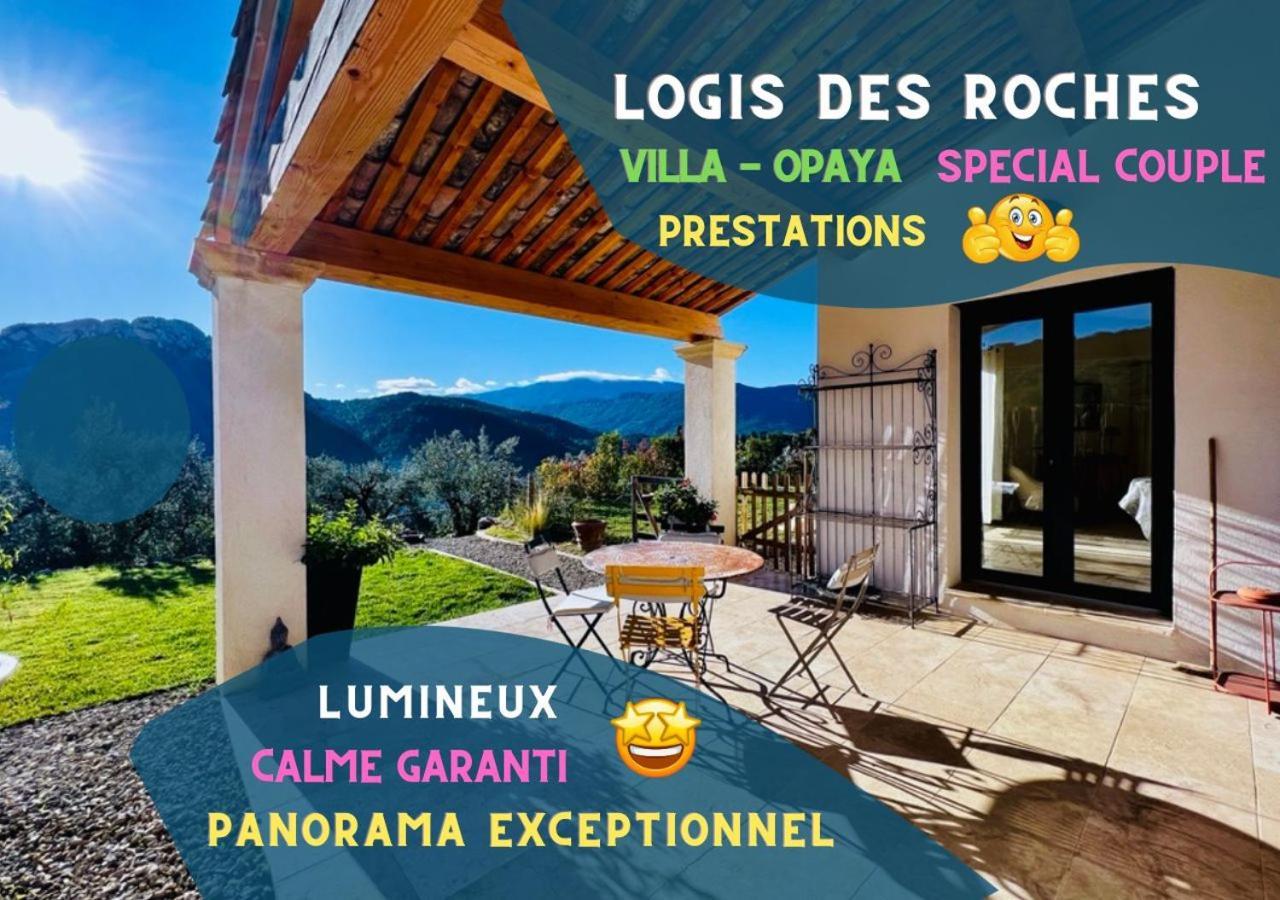 בווי-לה-בארוני Logis Des Roches - 3 Villas Vue Exceptionnelle - Le Petit Chevalet, Le Grand Sabouillon & La Villa Opaya מראה חיצוני תמונה